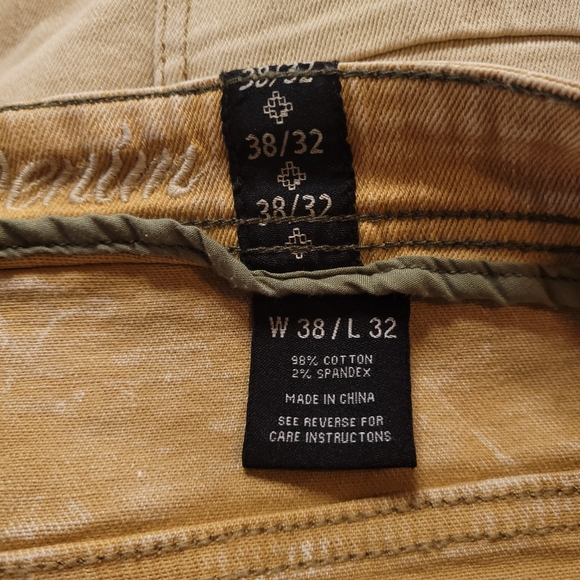 $120 8IGHTH DSTRKT Denim Classic Slim Distressed Faded Designer Jeans 38x32 - Picture 7 of 11